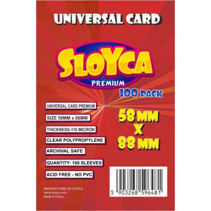 SLOYCA Koszulki Universal Card Premium (58x88mm)