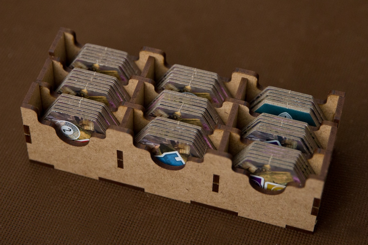 Insert do gry Reavers of Midgard - pojemnik na kafle terytoriów - HDF