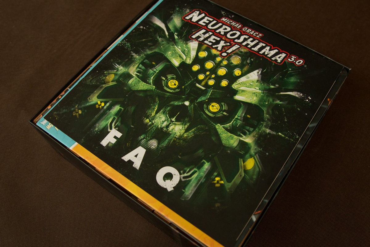 Insert pasujący do gry Neuroshima HEX 3.0: Rok Molocha - ułożenie elementów w pudełku