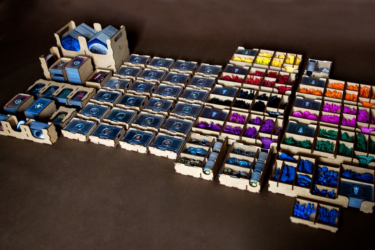 Insert do gry Twilight Imperium 4 - Elementy insertu - wersja HDF