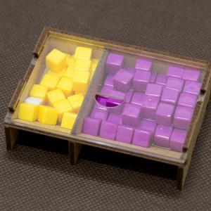 Insert reDrewno do gry Star Wars Deckbuilding Game - 1 zasuwany pleksi pojemnik na kosteczki - wersja HDF