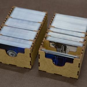 Insert reDrewno do gry Star Wars Deckbuilding Game - 2 pojemniki na karty - wersja HDF
