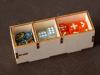 Insert pasujący do gry Sagrada -1 pojemnik na mistrzowskie kostki, kostki rzadkiego szkła, znaczniki punktów Graczy - wersja ze sklejki