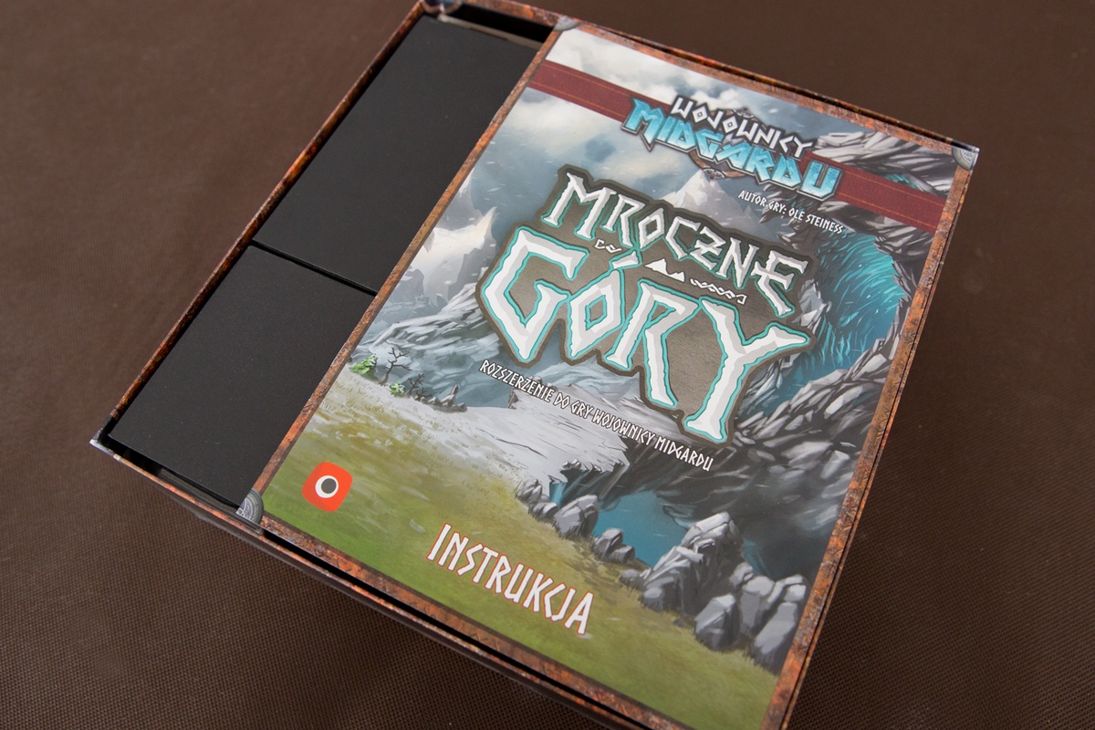 Insert pasujący do gry Wojownicy Midgardu: Edycja Jarla - ułożenie elemntów w pudełku
