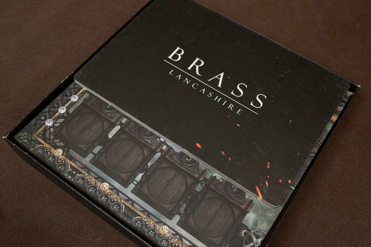 Insert pasujący do gry Brass - ułożenie gry Brass Lancashire - wersja HDF