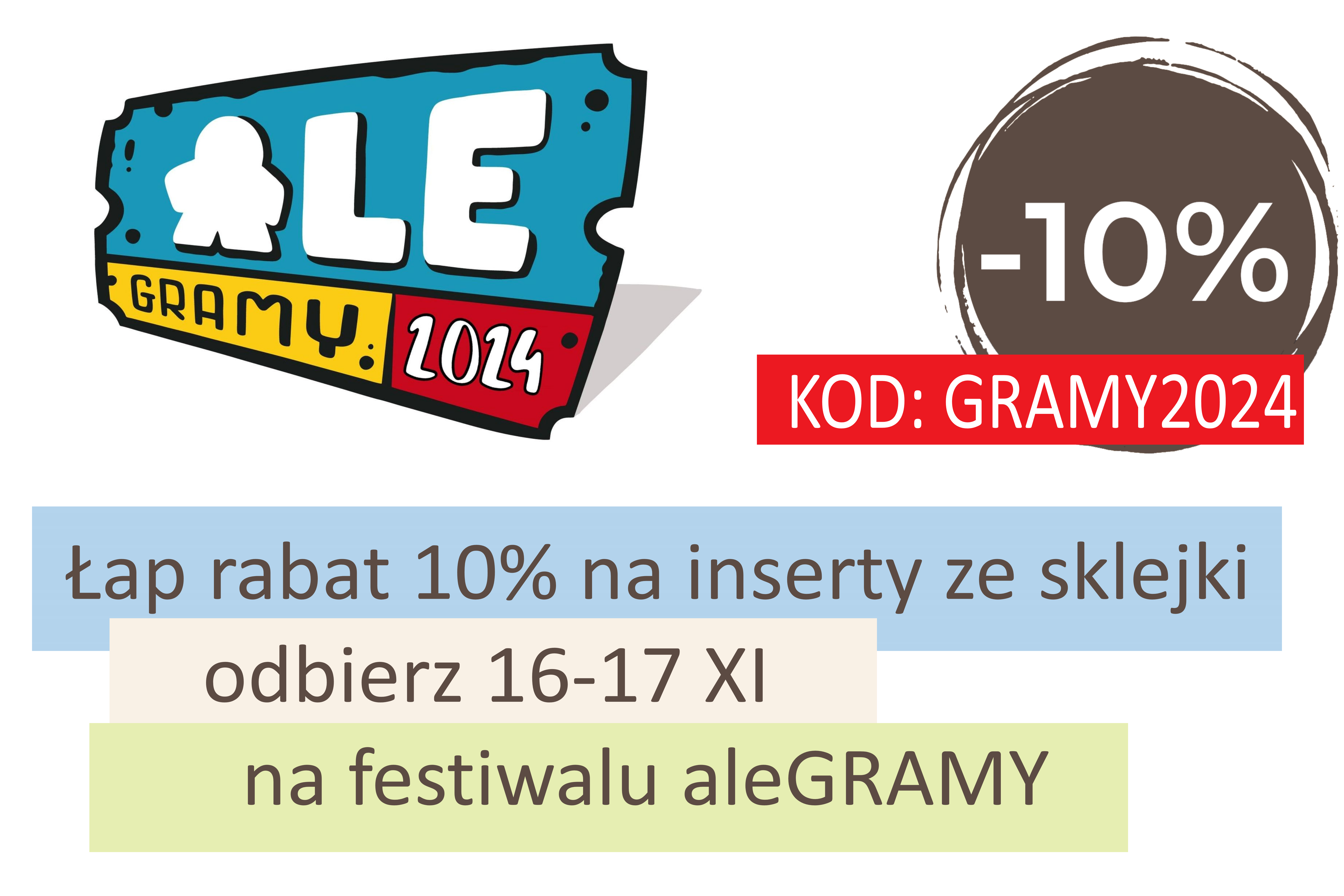 W dniach 16-17 XI 2024 jesteśmy na Festiwalu Ale Gramy