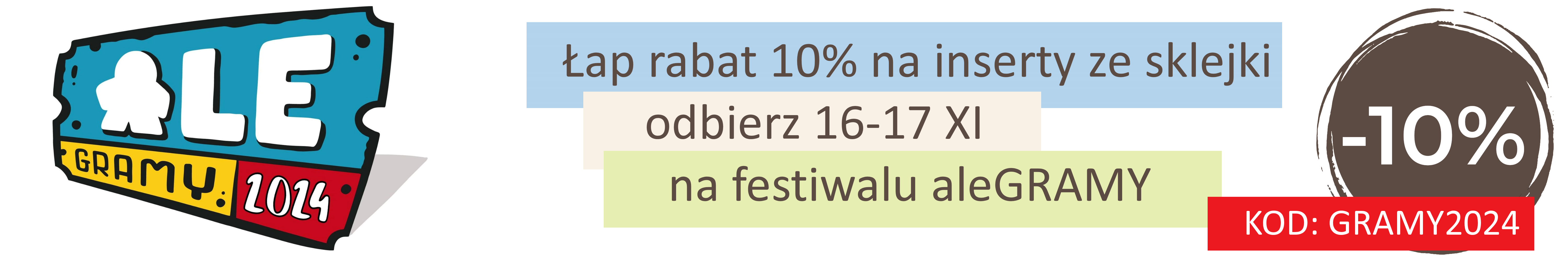 W dniach 16-17 XI 2024 jesteśmy na Festiwalu Ale Gramy