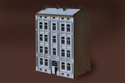 Model kamienicy nr 01 w skali H0