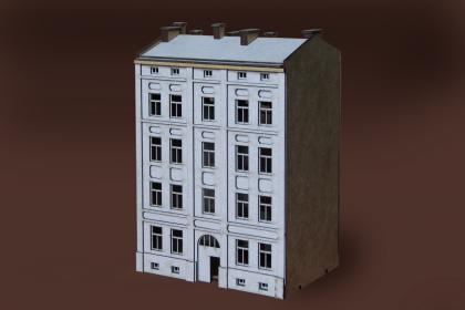 Model kamienicy nr 02 w skali H0
