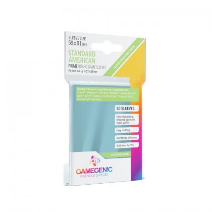 Gamegenic: Prime Standard American-Sized Sleeves (59x91 mm)